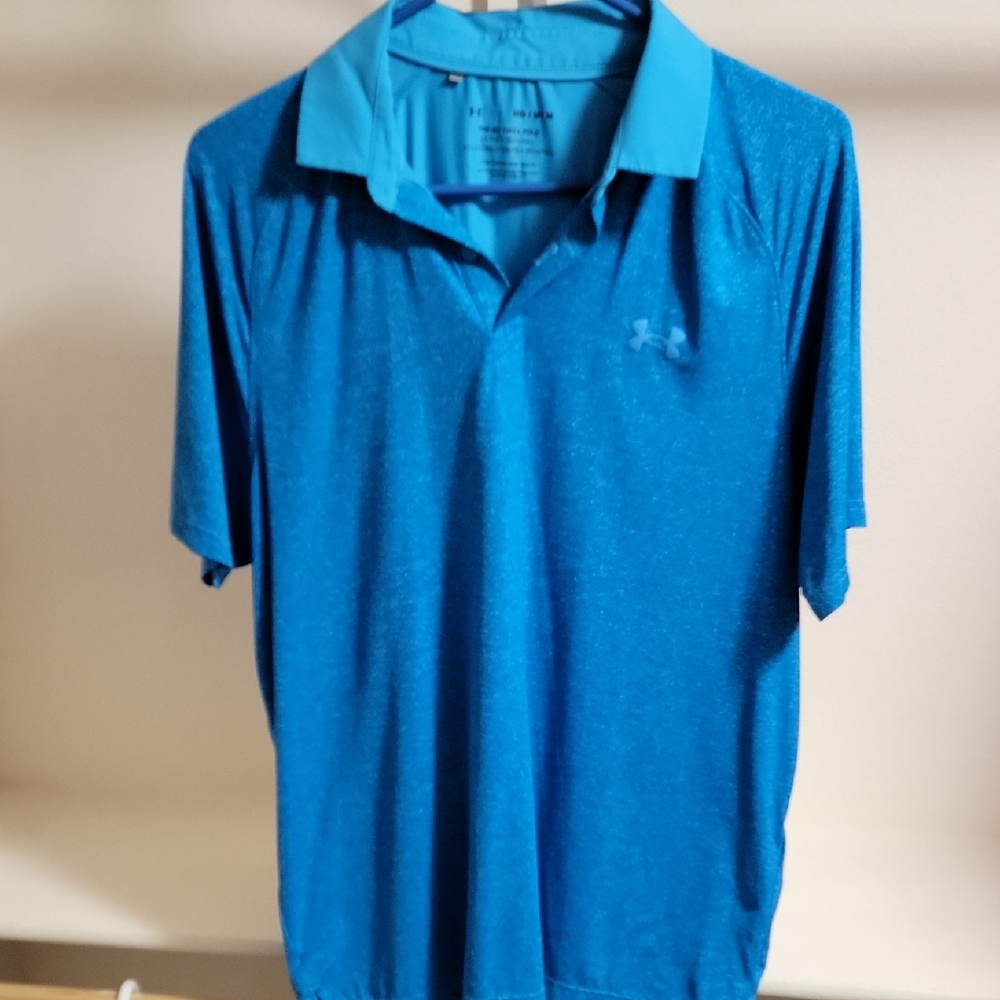 Under Armour Men's Vibrant Blue Polo
